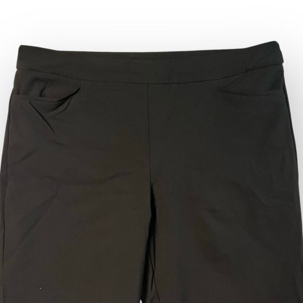 Chico's Women's Black Pull-On Hi-Rise Waist 26.5" Inseam Ankle Pants SZ 3R US16R - Picture 4 of 9